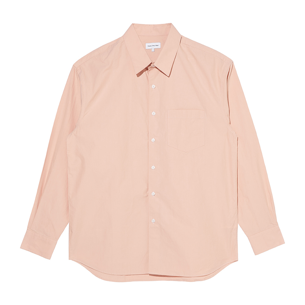 [Steady Every Wear]  Relaxed Daily Shirts Apricot