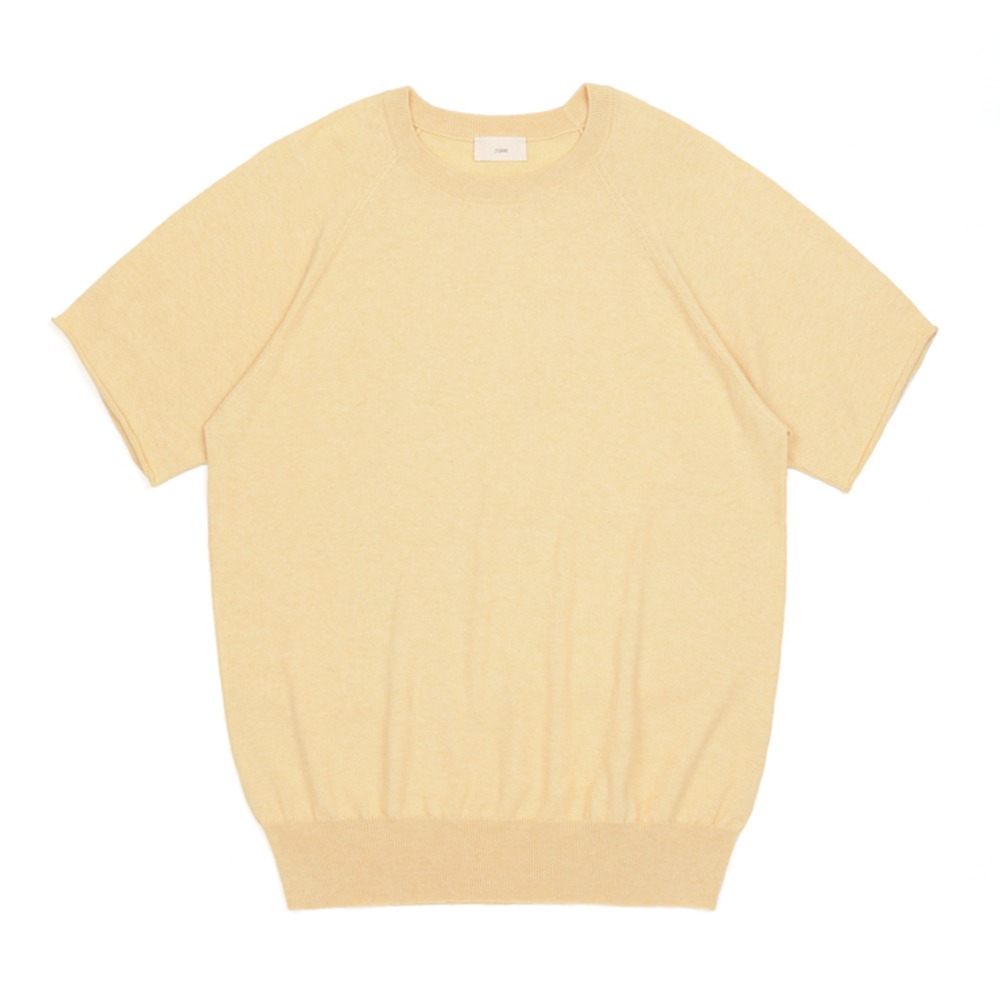 [Gajiroc]  Yellow Cut-Off Sweater