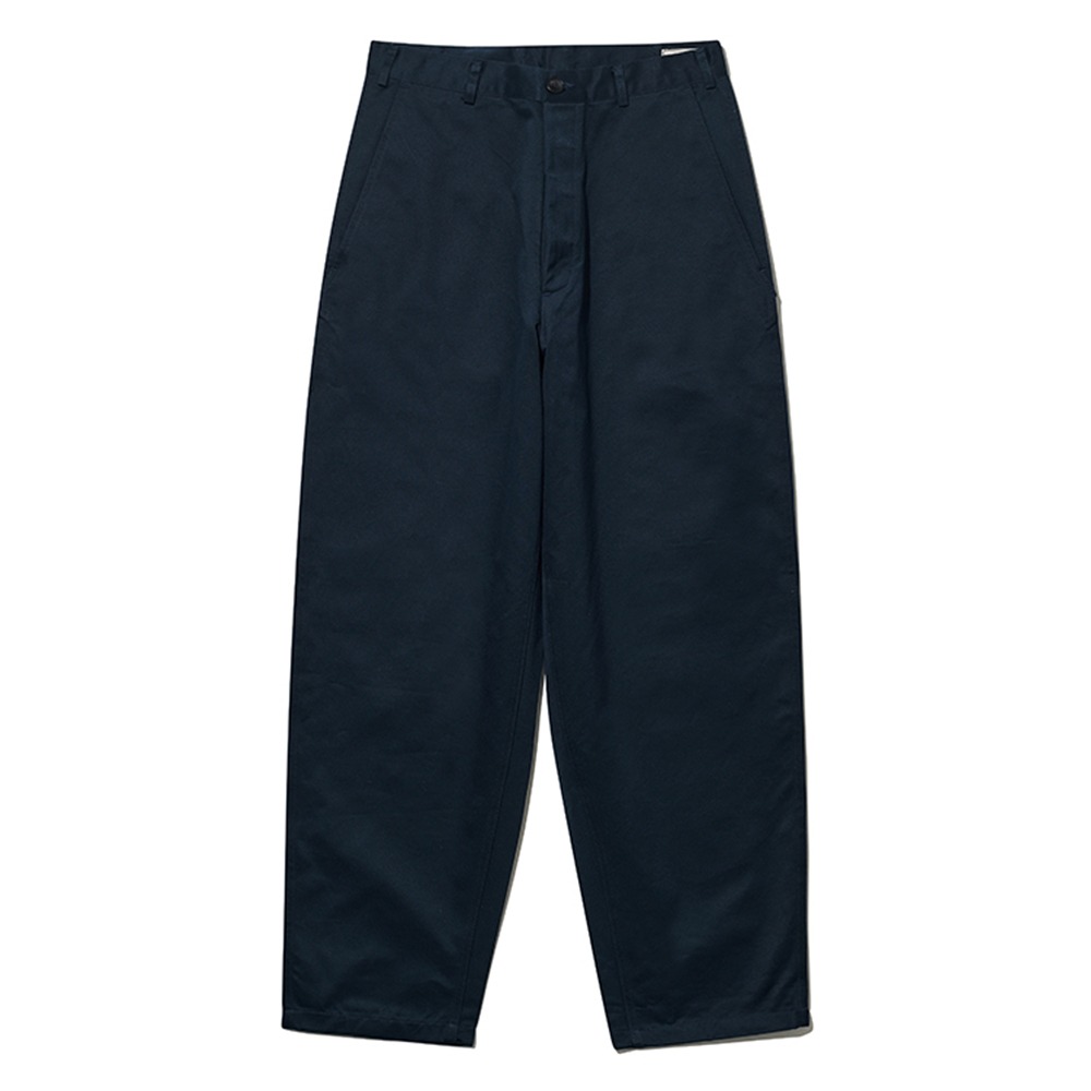 [Gajiroc]  Navy High Waist Chino Pants