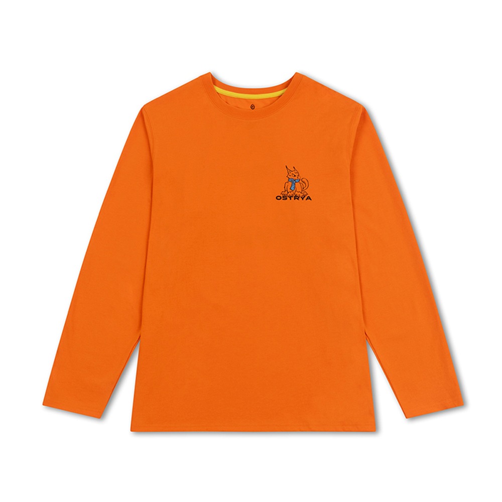 [Ostrya]  Lynk Long Sleeve Equi-Tee Safety Orange