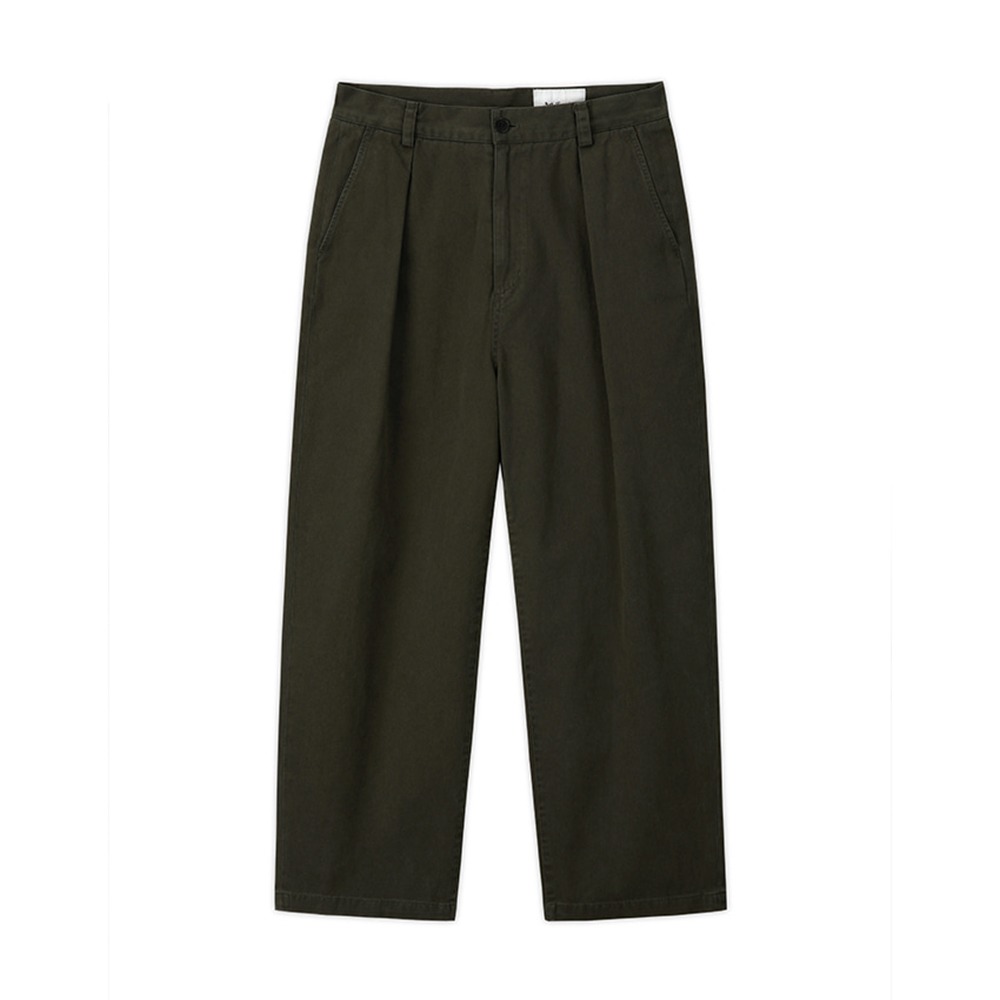 [Art if acts]  24SS One Tuck Chino Pants Olive