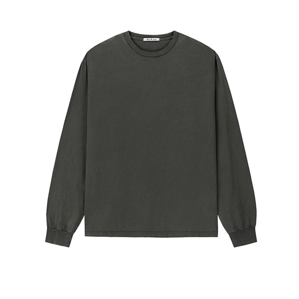 [Art if acts]  24SS Garment Dyed Long Sleeve Charcoal